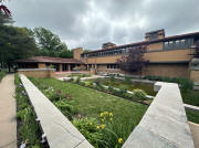 Frank Lloyd Wright Wichita Allen House Wichita Patio Tea House Garden Pond