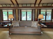 Frank Lloyd Wright Allen House WIchita Living Room Couch