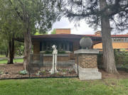 Frank Lloyd Wright Allen House, Wichita, KS Front Corner