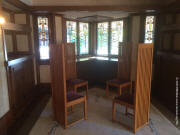 FLW Architecture - Robie House Chicago - Prow Window Breakfast Nook