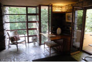 Frank Lloyd Wright's Fallingwater, Mill Run, PA - Edgar Jr Top Floor Library