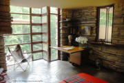 Frank Lloyd Wright's Fallingwater, Mill Run, PA - Edgar Sr Mid Floor Study