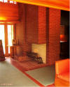 Pope Leighey Houes LR Fireplace by Frank Lloyd Wright on Wright-site on McNees.org
