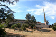 Frank Lloyd Wright's Marin Civic Center - east face
