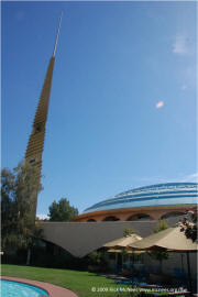 Frank Lloyd Wright's Marin Civic Center - Garden, Spire