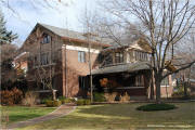 Prairie architecture in Oak Park, IL - Henry Golbeck House - 636 N Linden