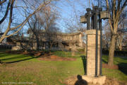 Adolph Mueller House 4 Miliken Place and Street Light Decateur, IL 