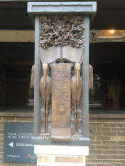FLW Architecture - FLW Home & Studio Oak Park, IL Stork Capitals