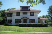 Prairie architecture Amos Erman House at 3201 Karnes Blvd, Kansas City