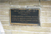 Prairie architecture in Kansas City, MO - John J. Wolcott House Placque