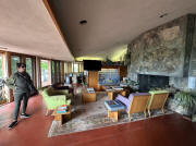 Frank Lloyd Wright Bott House Kansas City Living Room