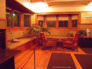 Frank Lloyd Wright Home Living Room Window Seat