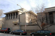 Frank Lloyd Wright Oak Park Unity Temple West Face