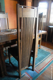 Frank Lloyd Wright Wm Martin House Dining Set Chair Back