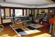William Martin House - Frank Lloyd Wright - Living Room Front