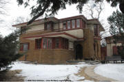 Prairie architecture in Highland Park, Illinois on McNees.org/wrightsite
