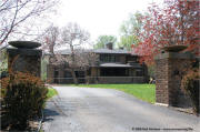 Prairie architecture in Peoria, Illinois - Brown House 1316 Moss Street