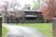Prairie architecture in Peoria, Illinois - Brown House at 1316 Moss Street 