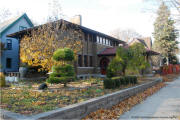 Prairie architecture in Milwaukee, WI - Bours House at 2430 East Newberry on Rick's McNees.org/flw WrightSite