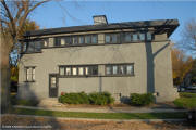 Frank Lloyd Wright architecture in Milwaukee - American System Built Model Flat C - 2732-34 W. Burnham St. on Rick's McNees.org/flw WrightSite