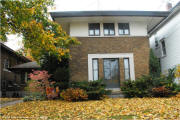 Prairie architecture in Kenosha, Wisc - Isermann House on Rick's McNees.org/flw WrightSite
