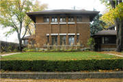 Prairie architecture in Kenosha, WI - Isermann House - 6500 7th Street -