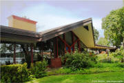 Prairie architecture in Lake Geneva, WI - Lake Geneva public library