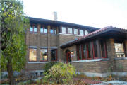 Prairie architecture in Milwaukee, WI - Bours House at 2430 East Newberry on Rick's McNees.org/flw WrightSite
