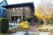 Prairie architecture in Milwaukee, WI - Bours House at 2430 East Newberry on Rick's McNees.org/flw WrightSite