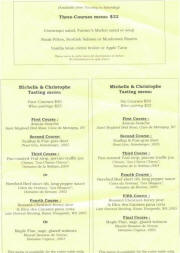 Bastille Menu