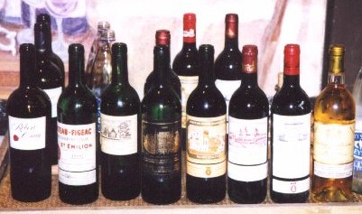 CIA Cline dinner 88 Bordeaux flight.