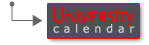 University Calendar