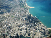 Chicago - Near north side from Chicago River - Rick McNee photo