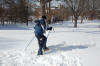 Sean X-C skiing