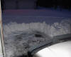 Clear garage opening for plow 