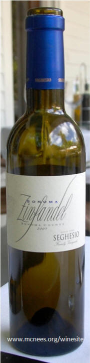 Seghesio Sonoma County Zinfandel 2007