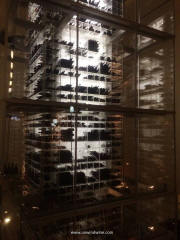 Wine tower of Aureole Restaurant at the Mandalay Bay Hotel and Casino