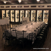 Hugo's Frog Bar Rush Street Chicago Wine Wall dining room