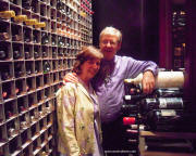 Linda Rick Anniversary Dinner Cellar Tour