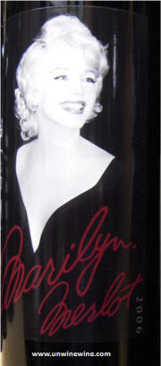Marilyn Merlot 2006 label
