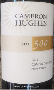 Cameron Hughes Napa Valley Cabernet Sauvignon Lot 500 2011