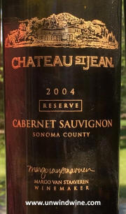 Chateau St Jean Sonoma Cabernet Sauvignon Reserve 2004