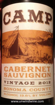 Camp Sonoma County Cabernet Sauvignon 2012