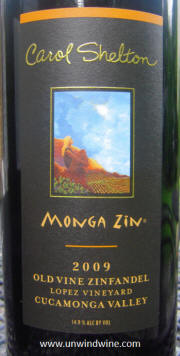 Carol Shelton Cucamonga Valley California Zinfandel