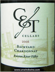 C&T Cellars Russian River Valley Backyard chardonnay 2006