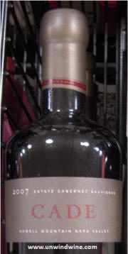Cade Howell Mountain Napa Valley Cabernet Sauvignon 2007