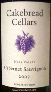 Cakebread Cellars Napa Valley Cabernet Sauvignon 2007