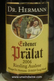 Dr Hermann Erdener Pralat Riesling Ausliese 2006