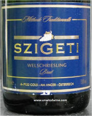 Sektkellerrei Szigeti Welschreisling Brut Classic Sekt NV