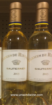 Carmes de Rieussec Saunterne 2013